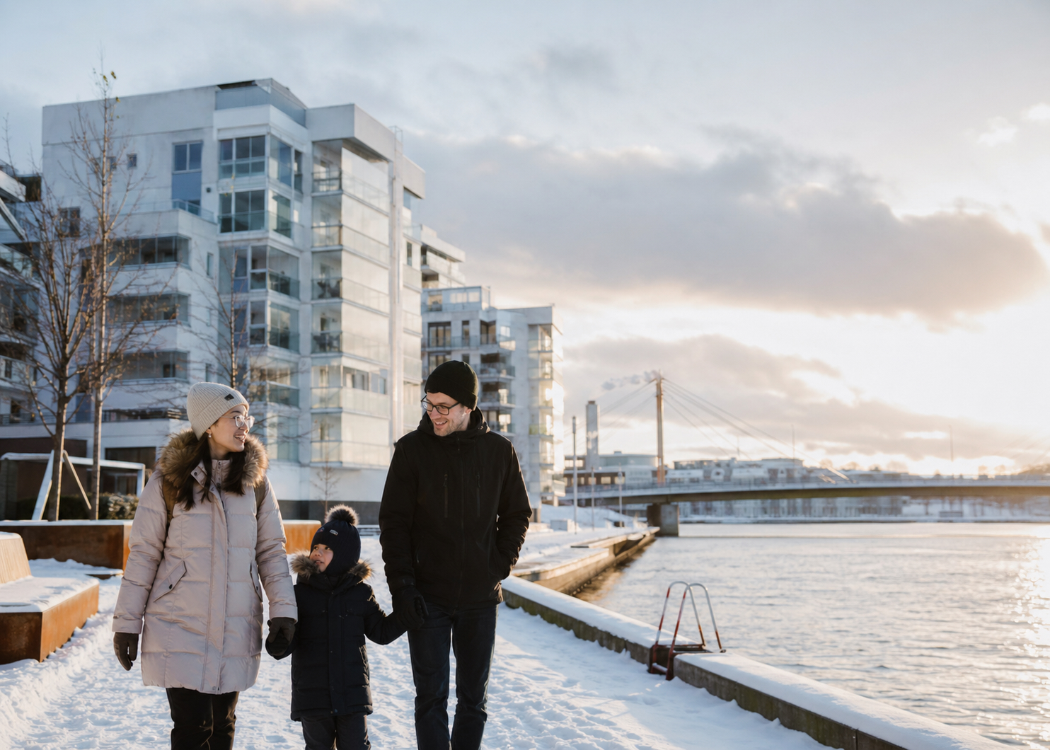 Winter lifestyle and local support in Oulu, Finland